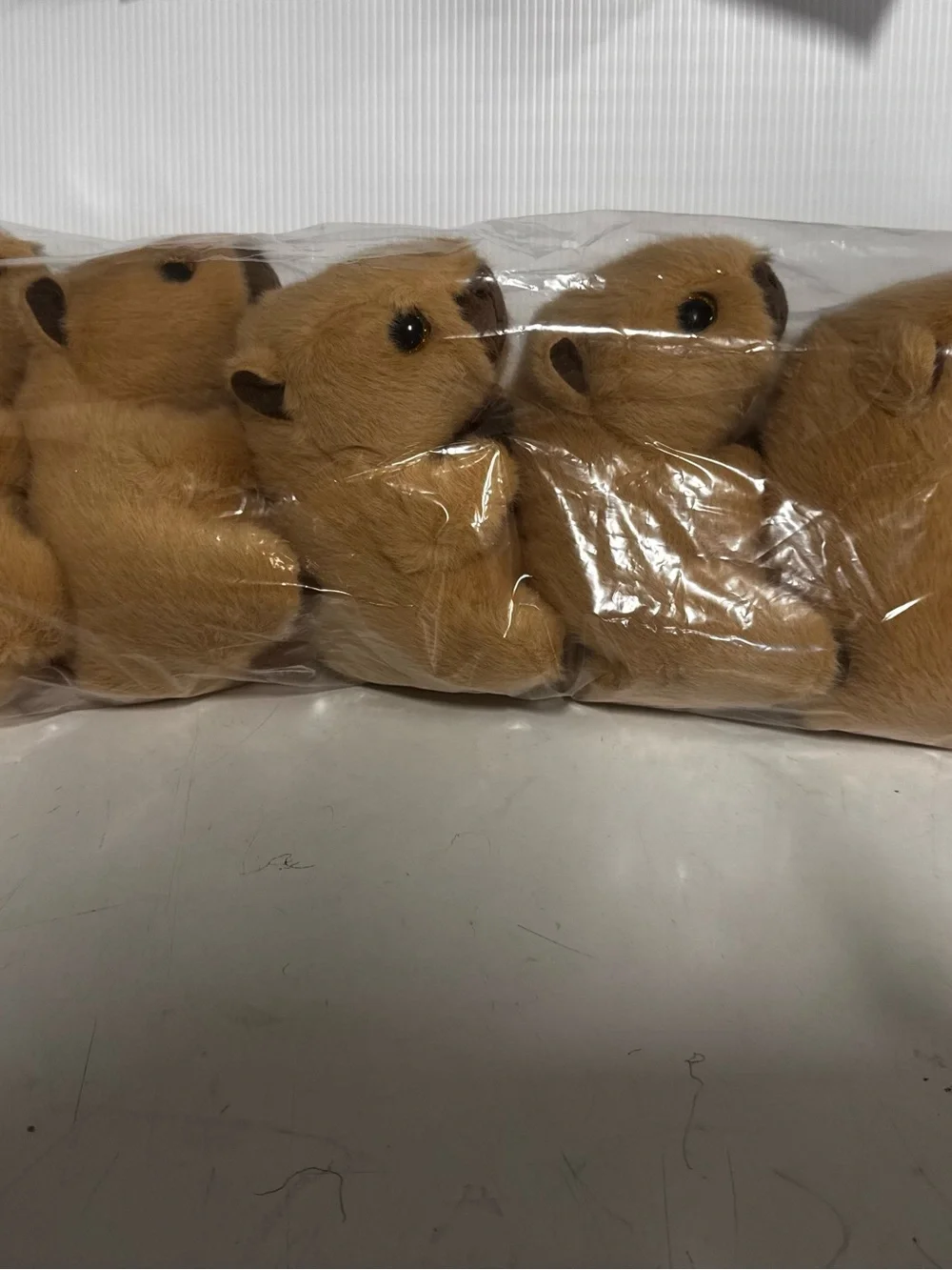 Plush Small Pet Toy - Brown Plush Hamster Pack